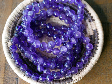 Amethyst Stretch Bracelet – 8mm