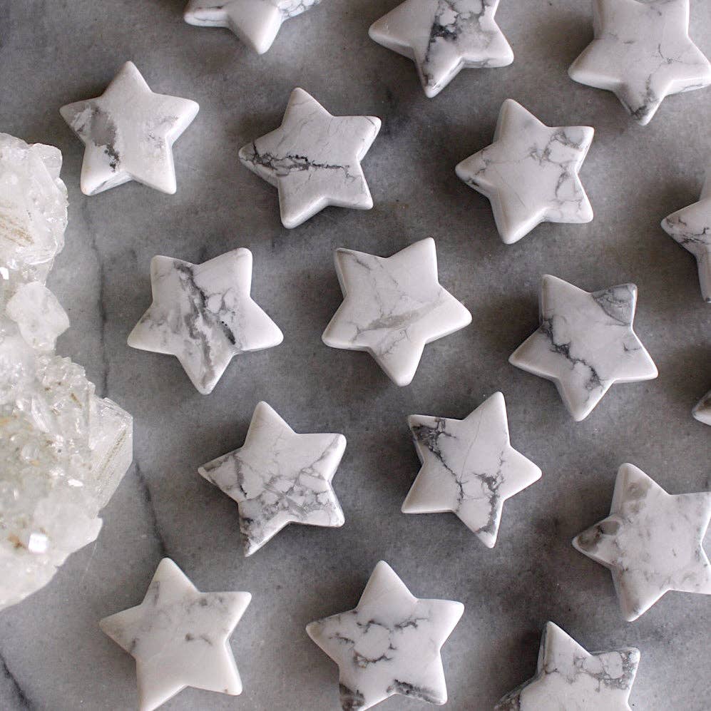 Howlite Star