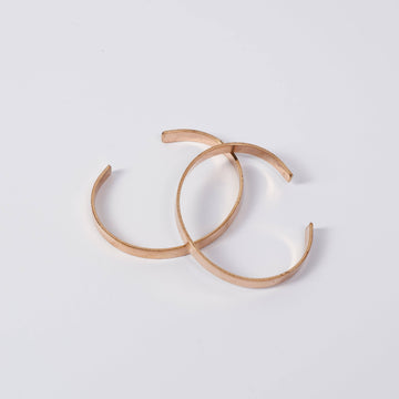 Pure Copper Bracelet – Smooth Copper Cuff Bracelet for Wellness & Everyday Wear