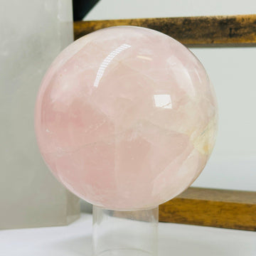 Rose Quartz Crystal Sphere