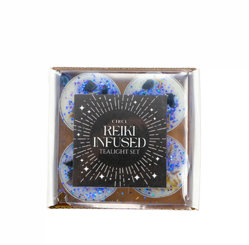 Reiki-Infused Tealight Candle Set – 4 Pieces - Wholesale