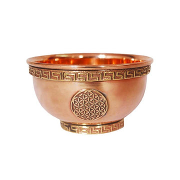 Flower of Life Copper Bowl (3 in.)