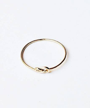 Infinity Gold Knot Ring