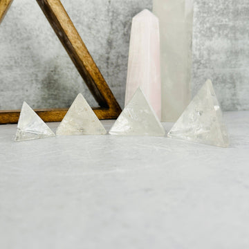 Crystal Quartz Pyramids